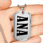 Ana v01 - Luxury Dog Tag Necklace