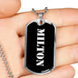 Milton v2 - Luxury Dog Tag Necklace