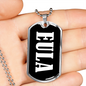 Eula v03 - Luxury Dog Tag Necklace