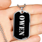 Owen v3 - Luxury Dog Tag Necklace