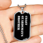 Coast Guardsman's Brother v3 - Luxury Dog Tag Necklace