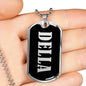 Della v01s - Luxury Dog Tag Necklace