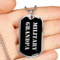 Military Grandpa v2 - Luxury Dog Tag Necklace
