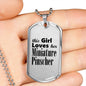 Miniature Pinscher - Luxury Dog Tag Necklace