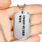 Coast Guard Wife - Luxury Dog Tag Necklace