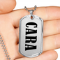 Cara v01 - Luxury Dog Tag Necklace