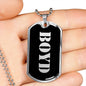 Boyd v3 - Luxury Dog Tag Necklace