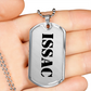 Issac - Luxury Dog Tag Necklace
