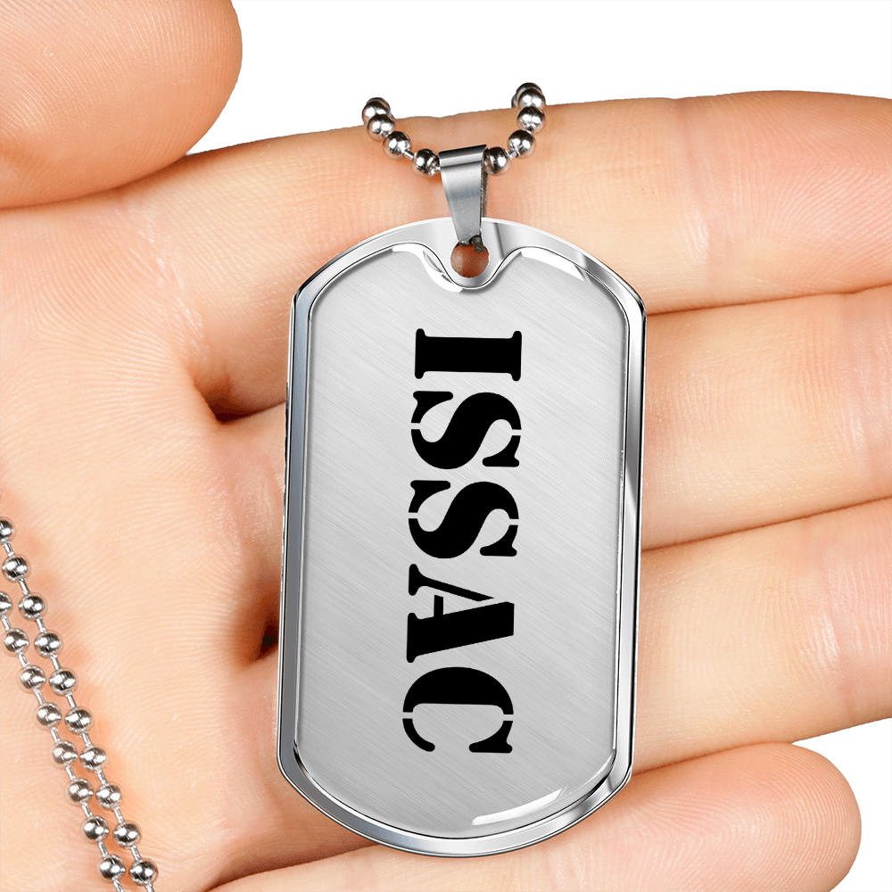 Issac - Luxury Dog Tag Necklace
