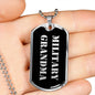 Military Grandma v2 - Luxury Dog Tag Necklace