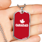 Canada Dad - Luxury Dog Tag Necklace