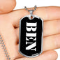 Ben v2 - Luxury Dog Tag Necklace