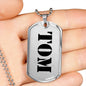 Tom - Luxury Dog Tag Necklace