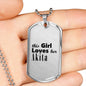 Akita - Luxury Dog Tag Necklace