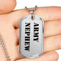 Army Nephew - Luxury Dog Tag Necklace