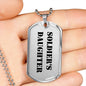 Soldier's Daughter - Luxury Dog Tag Necklace