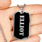 Elliot v3 - Luxury Dog Tag Necklace