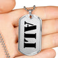 Ali - Luxury Dog Tag Necklace