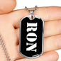 Ron v2 - Luxury Dog Tag Necklace