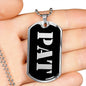 Pat v3 - Luxury Dog Tag Necklace