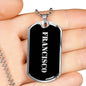 Francisco v3 - Luxury Dog Tag Necklace