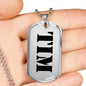 Tim - Luxury Dog Tag Necklace