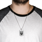 Tryzub (Black) - Luxury Dog Tag Necklace