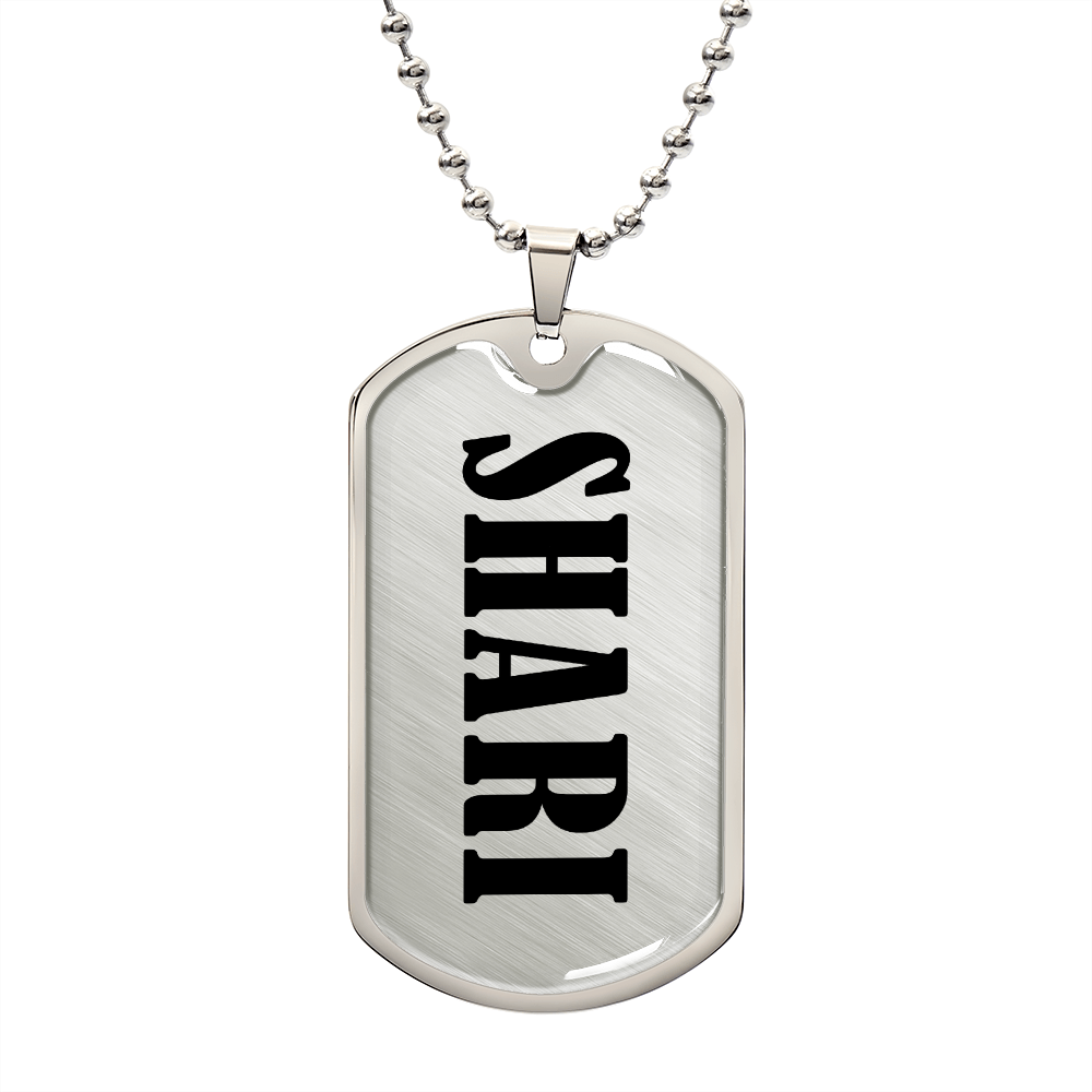 Shari v01 - Luxury Dog Tag Necklace