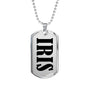 Iris v01 - Luxury Dog Tag Necklace