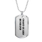Coast Guard Husband - Luxury Dog Tag Necklace