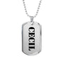 Cecil - Luxury Dog Tag Necklace