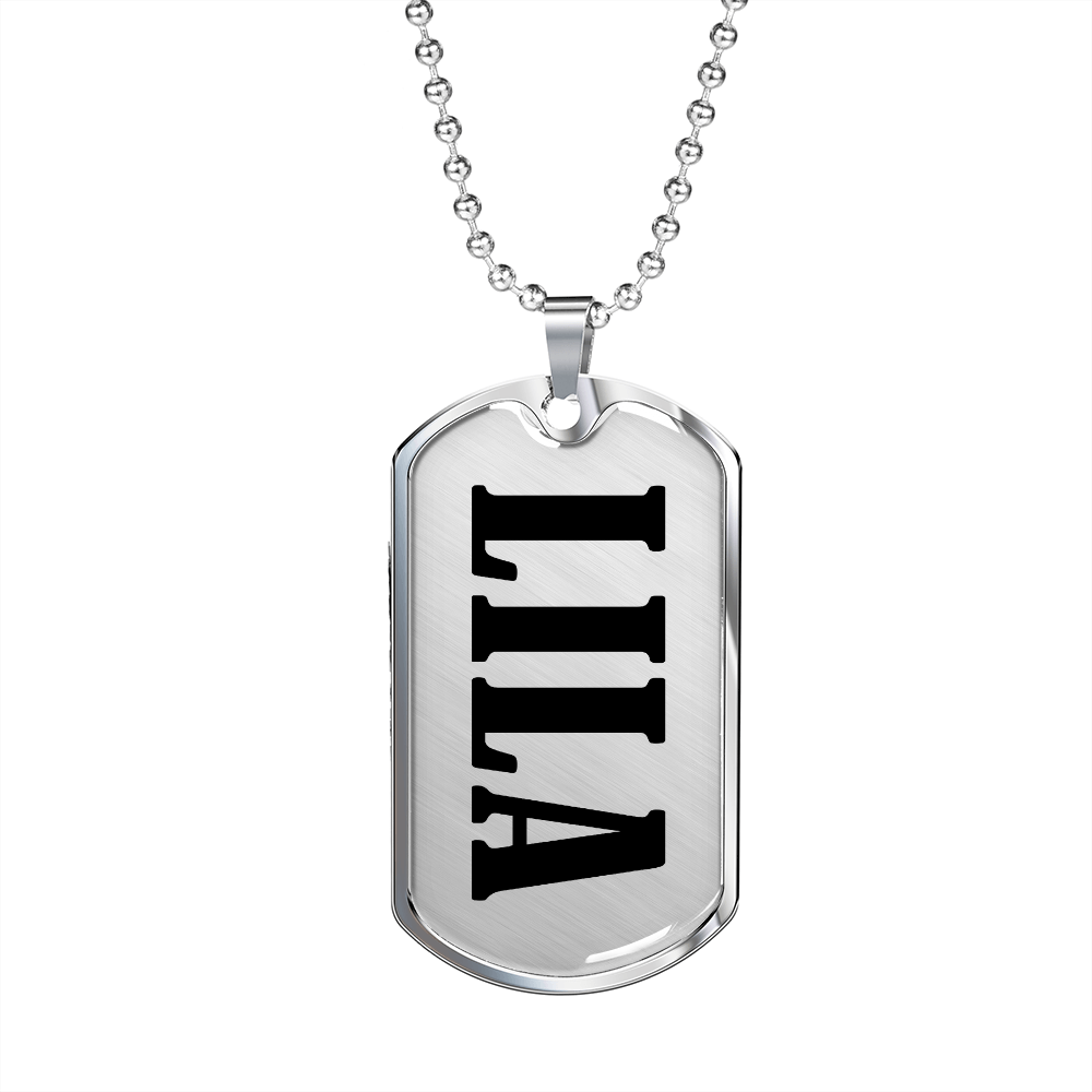 Lila v01 - Luxury Dog Tag Necklace