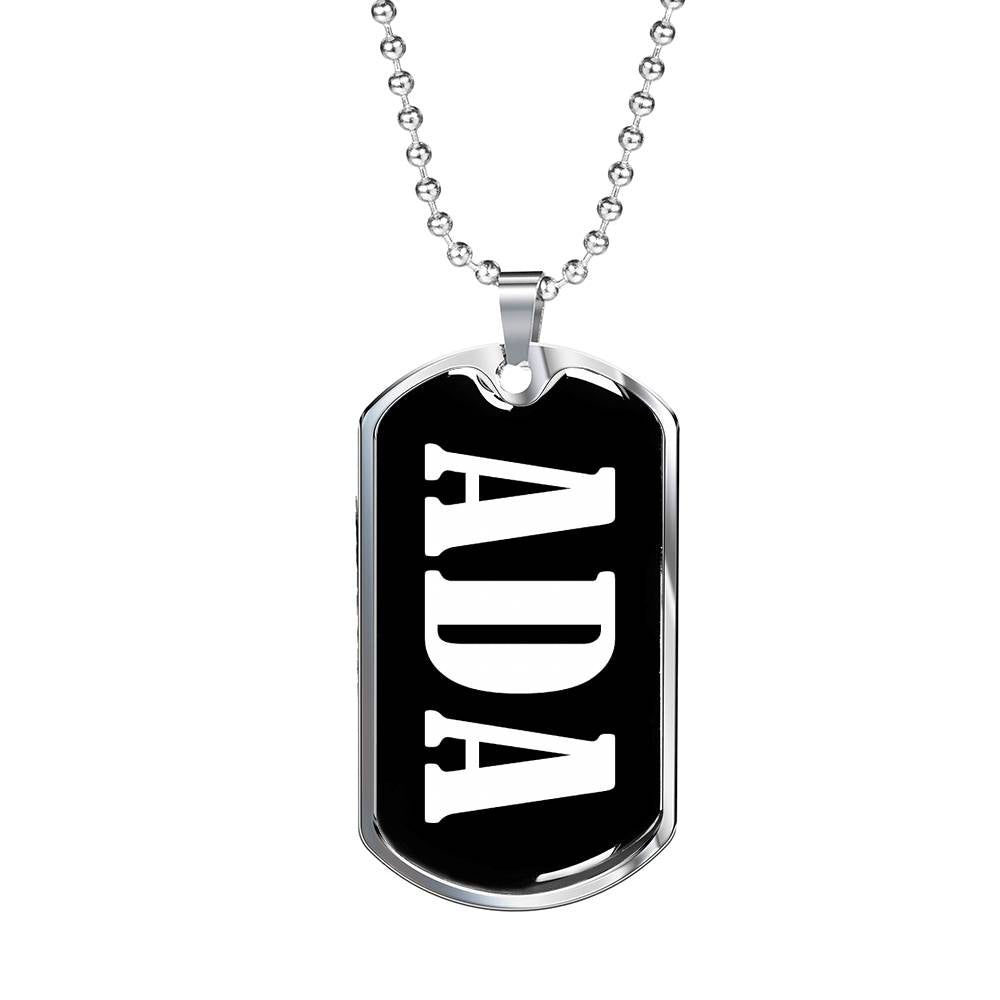 Ada v02 - Luxury Dog Tag Necklace
