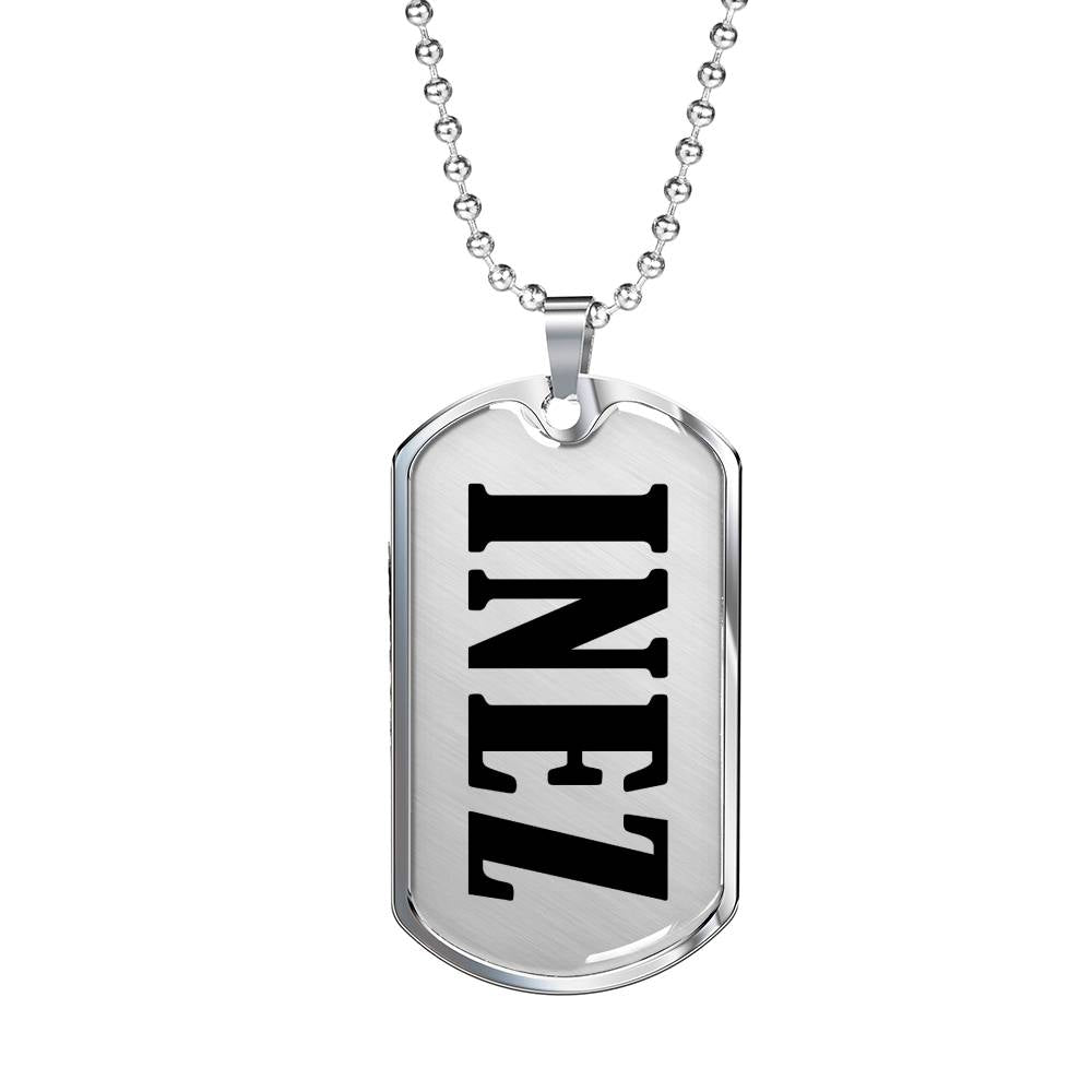 Inez v01 - Luxury Dog Tag Necklace