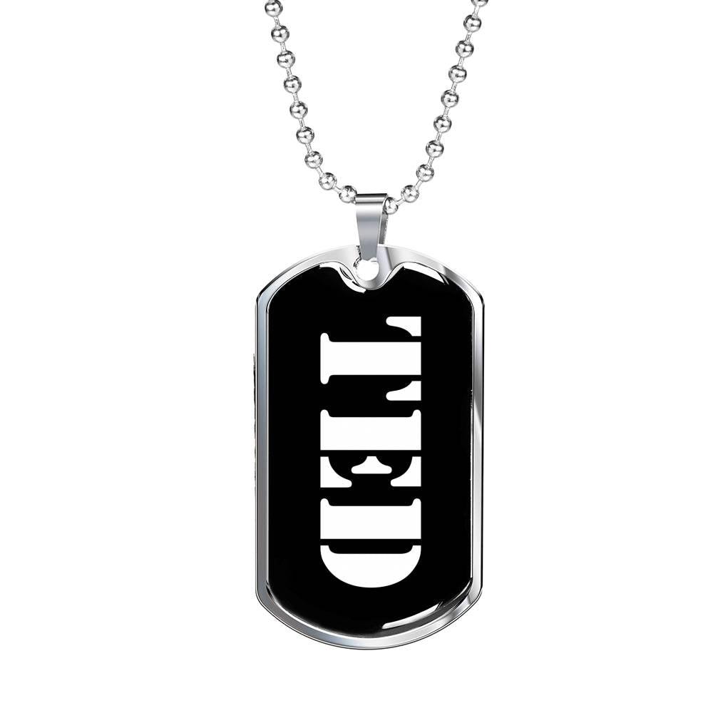 Ted v2 - Luxury Dog Tag Necklace