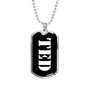 Ted v2 - Luxury Dog Tag Necklace