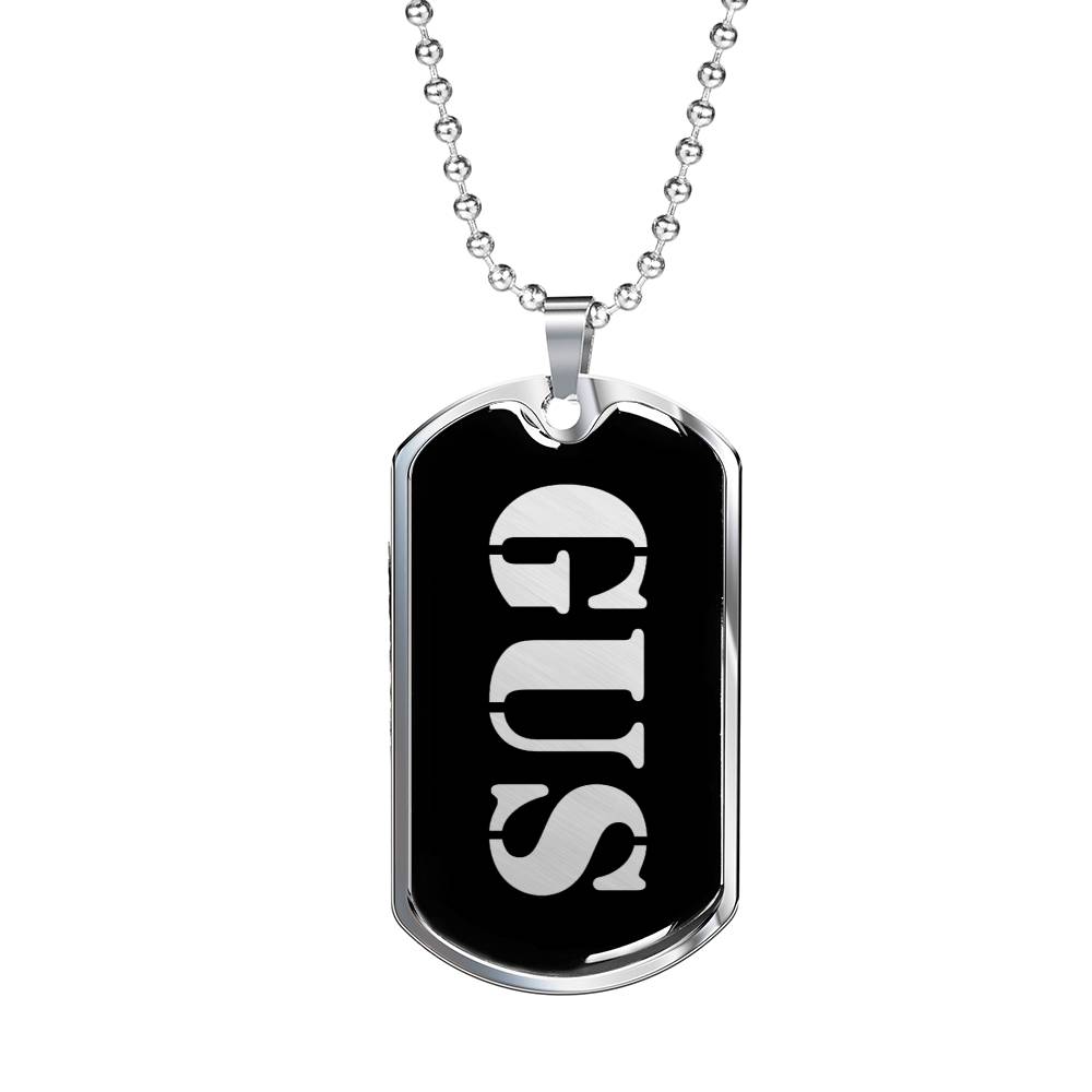 Gus v3 - Luxury Dog Tag Necklace