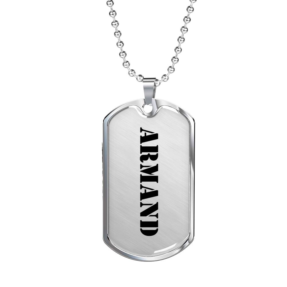 Armand - Luxury Dog Tag Necklace