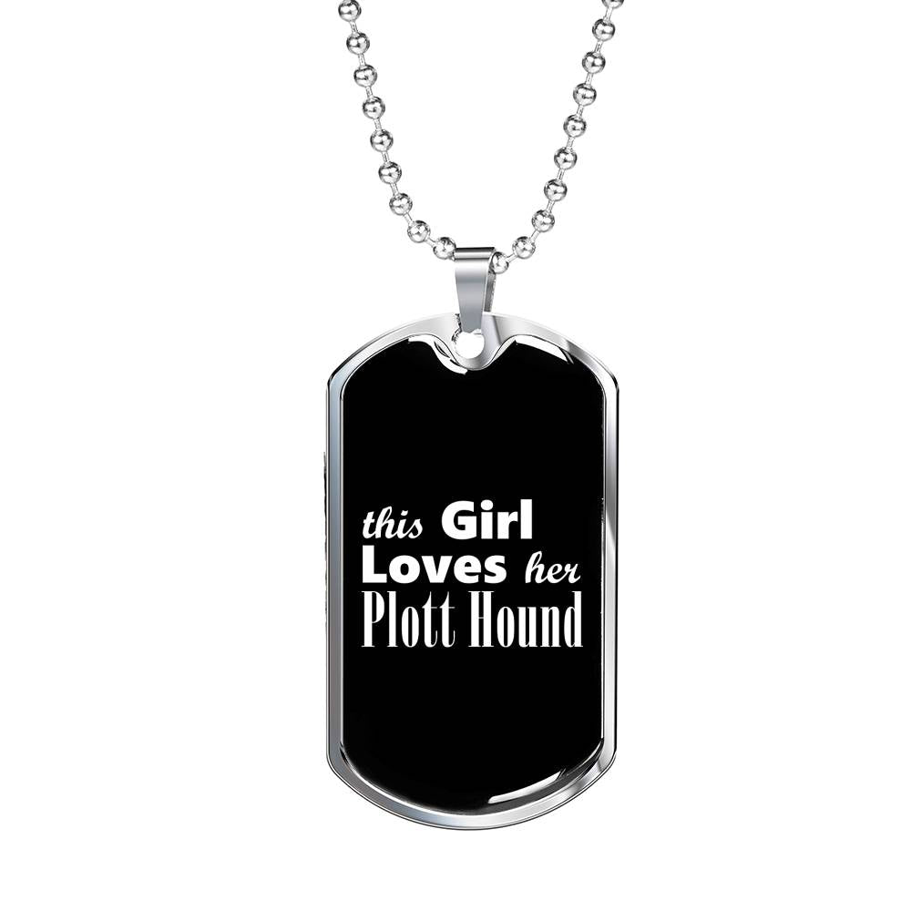 Plott Hound v2 - Luxury Dog Tag Necklace
