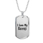 Love My Basenji - Luxury Dog Tag Necklace