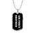 Air Force Brother v3 - Luxury Dog Tag Necklace