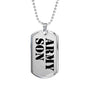 Army Son - Luxury Dog Tag Necklace