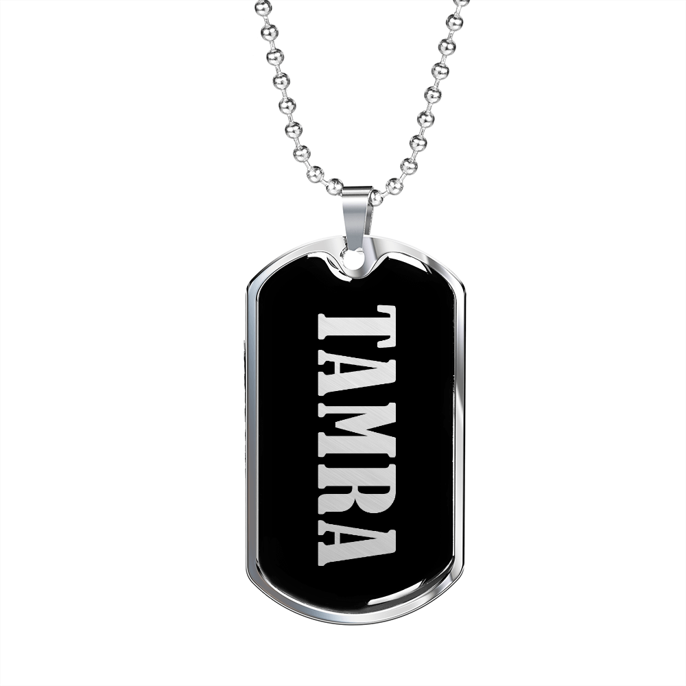 Tamra v02 - Luxury Dog Tag Necklace