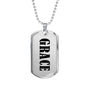 Grace v01 - Luxury Dog Tag Necklace