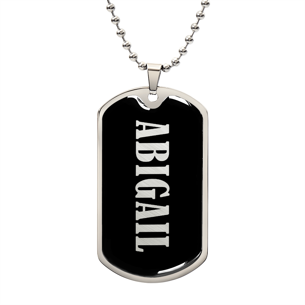 Abigail v02 - Luxury Dog Tag Necklace