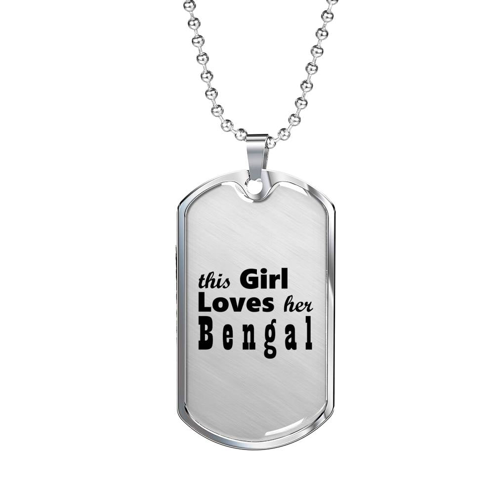 Bengal - Luxury Dog Tag Necklace