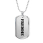 Freddie - Luxury Dog Tag Necklace