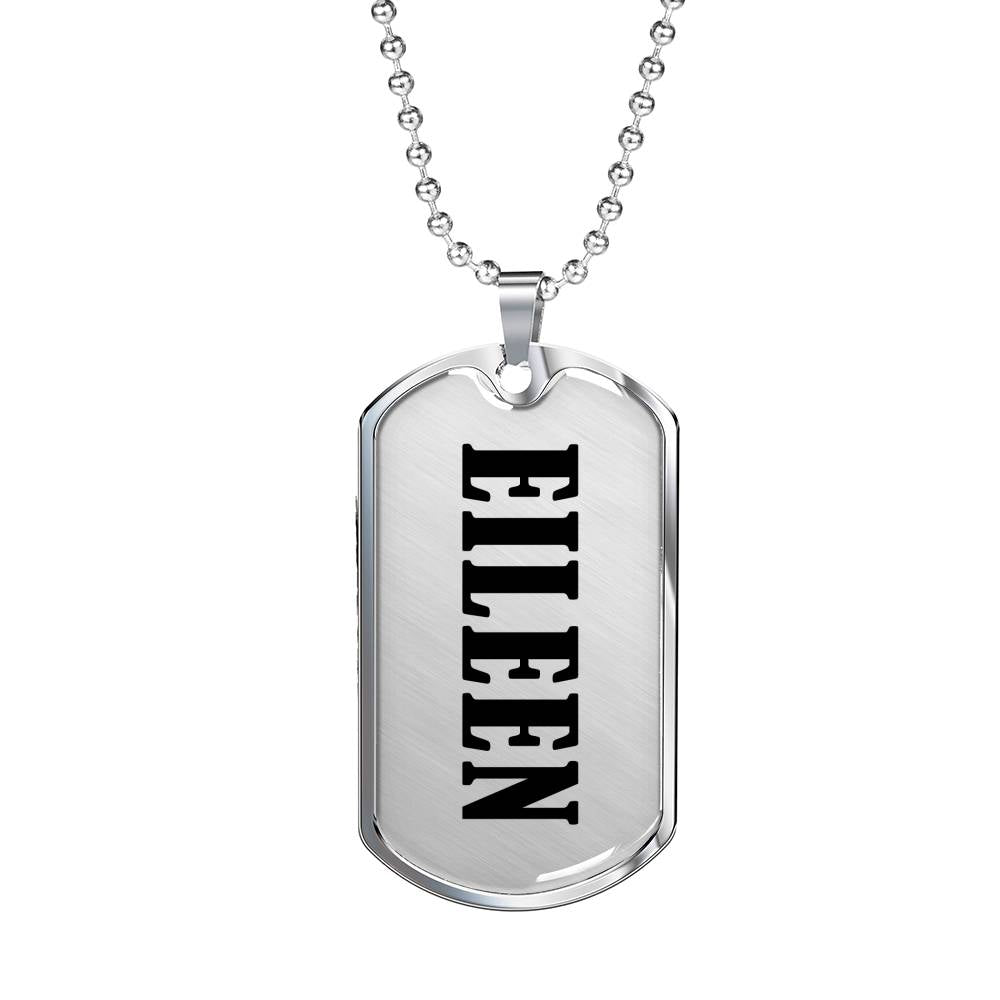 Eileen v01 - Luxury Dog Tag Necklace