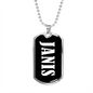 Janis v03 - Luxury Dog Tag Necklace