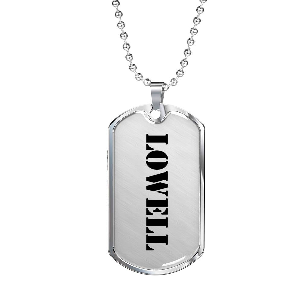 Lowell - Luxury Dog Tag Necklace